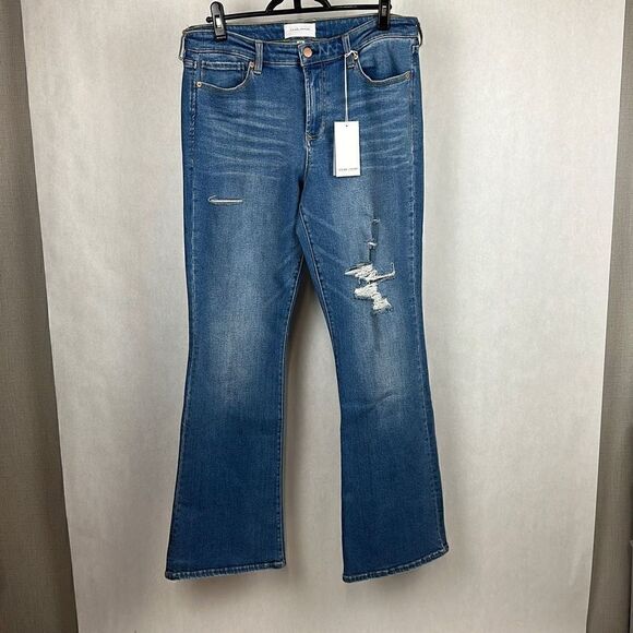 NWT Dear John Rosa Flare Denim Jeans Size 32 - Picture 1 of 11